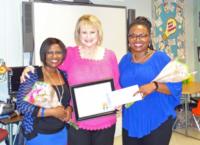 #MTP20- Jamille Rogers Thomas, Susan Blue and Evangeline Parker-Guest during Miss Teen Promise Outstanding Life Touchers Award presentation.