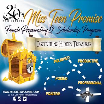 Register by May 15 and win two keys that could unlock the Miss Teen Promise Hidden Treasure Chest!