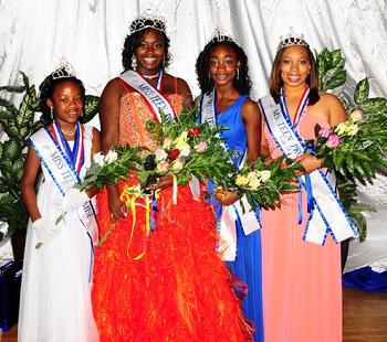 CONGRATULATIONS: Kiersten Page, Miss Teen Promise Princess 2012; Cierra Santa-Cruz, Miss Teen Promise 2012; Charmaine Porter, Miss Jr. Teen Promise; Ashleigh Branch, Lady Ms Teen Promise 2012!